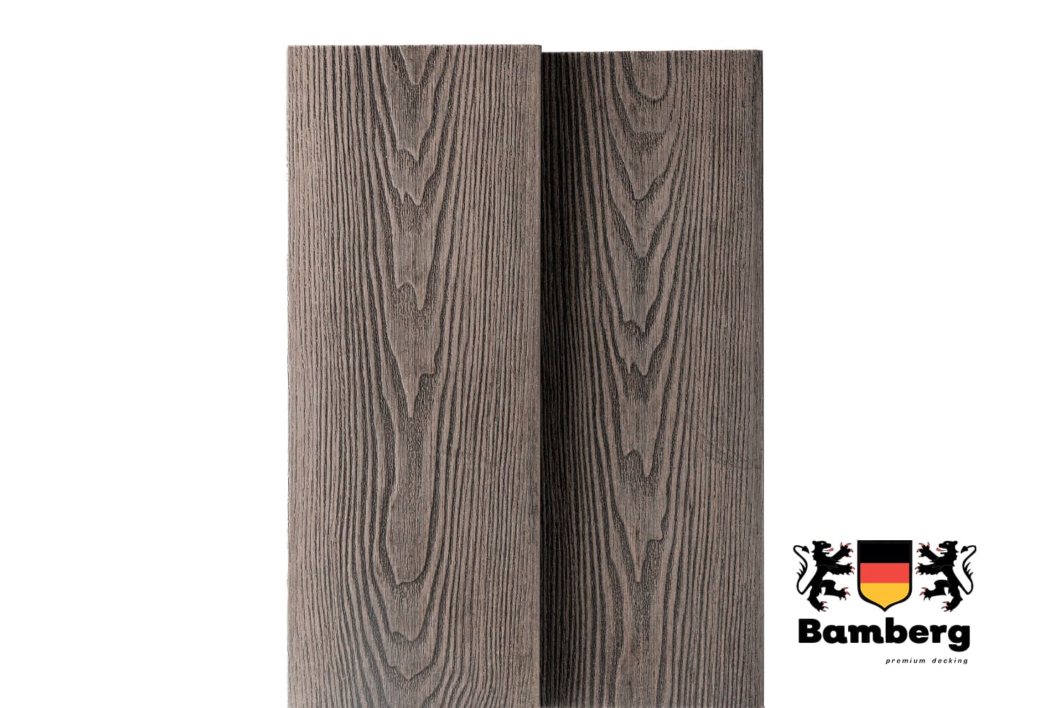 Террасная доска Bamberg Square 3D Natural, Brazilian Walnut — Black Deck
