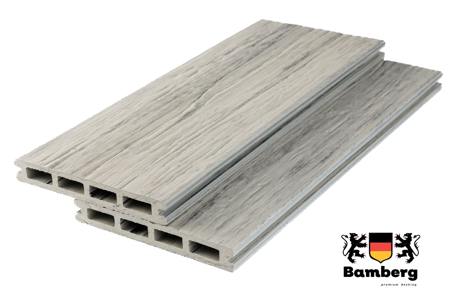 Террасная доска Bamberg SquareFossiled, Karelian Birch (Окаменелое дерево)  — Black Deck