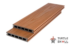 Террасная доска из ДПК Turtle Shell, Square, Thai Teak, Co-Extrusion
