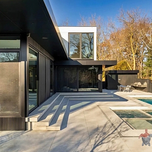 Реечные панели для стен Turtle Shell Middle Lines, Faroese Smokewood, Co-Extrusion