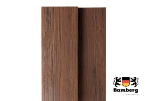 Террасная доска Bamberg SquareFossiled, African Bubinga (Окаменелое дерево)  — Black Deck