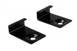 Стартовый черный кляймер, клипса, крепеж для террсной доски ДПК. Нержавеющая сталь 304