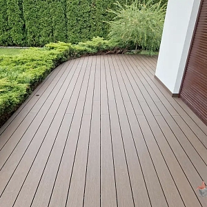 Террасная доска ДПК Turtle Shell, Australian Palisander, Co-Extrusion (Dual)