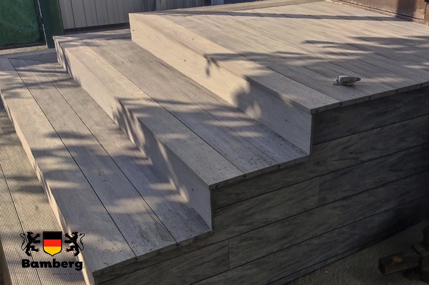 Применение террасной доски ДПК Bamberg Solid, English Barnwood г. Белгород