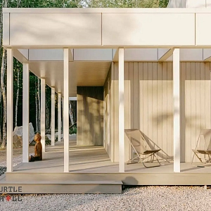 Террасная доска ДПК Turtle Shell, Canadian Maple, Co-Extrusion