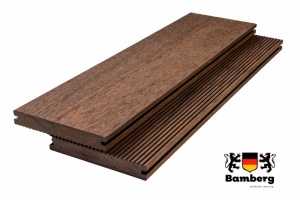 Террасная доска ДПК Bamberg Solid, Brazilian Walnut