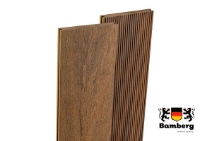 Террасная доска ДПК Bamberg Solid, Brazilian Walnut